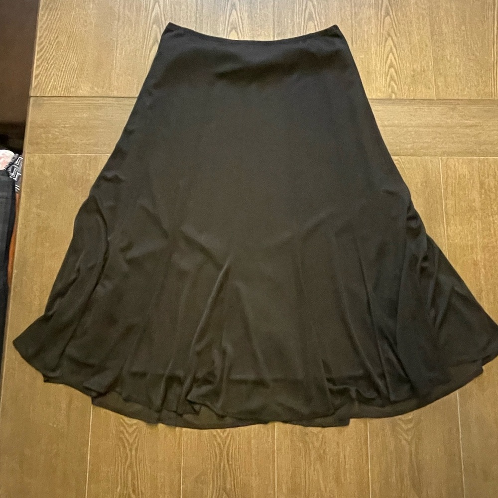 Black Skirt from Dress Barn with Sheer Trim.  Size Small